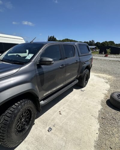 New ROH wheels and tyres fitted to a Toyota Hilux at Tyre Save Direct, Kerikeri